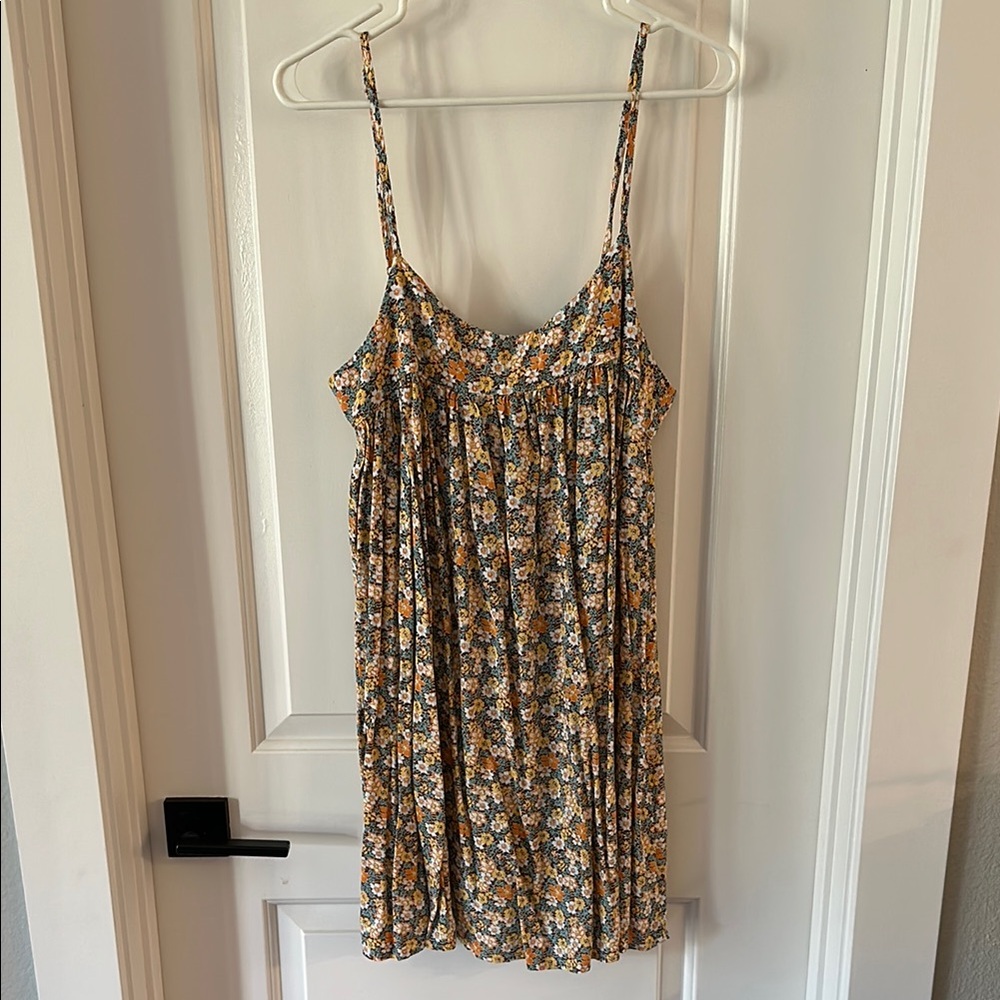 Floral Spaghetti Strap Dress